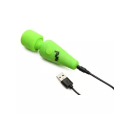 Glow in the Dark Mini Wand Vibrator at Spencer's