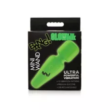Glow in the Dark Mini Wand Vibrator at Spencer's