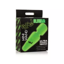 Glow in the Dark Mini Wand Vibrator at Spencer's