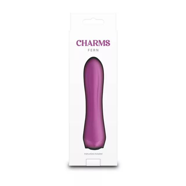 10-Function Fern Jeweled Rechargeable Vibrator - 5.3 Inch at Spencer's