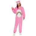 Adult Pink Cheer Bear Jumpsuit - Care Bears at Spirit Halloween