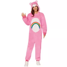 Adult Pink Cheer Bear Jumpsuit - Care Bears at Spirit Halloween