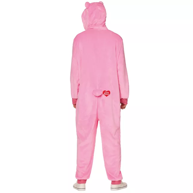 Adult Pink Cheer Bear Jumpsuit - Care Bears at Spirit Halloween