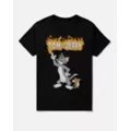 Tom & Jerry Flames T Shirt at Spencer's