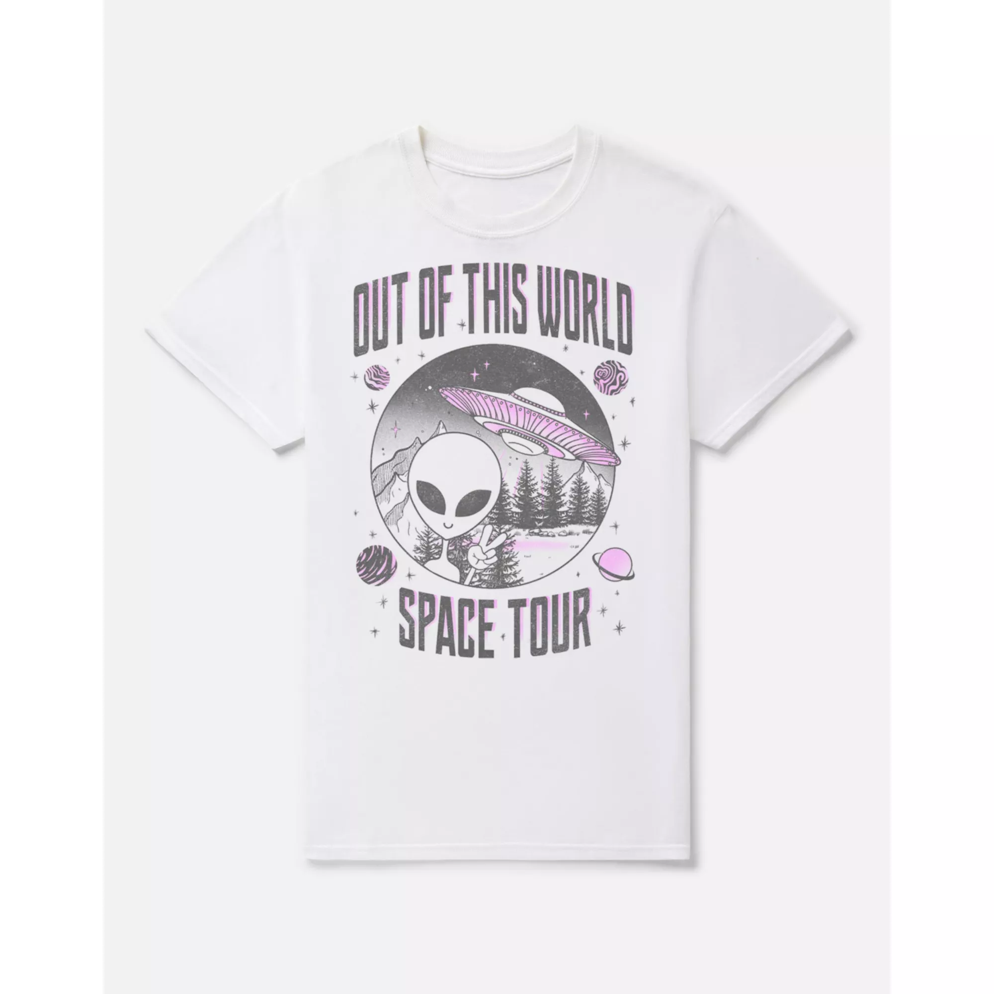 Alien Space Tour T Shirt at Spencer's