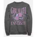 Girl Math University Crewneck Sweatshirt at Spencer's