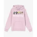 Beetlejuice Chibi Characters Pink Hoodie at Spencer's