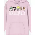 Beetlejuice Chibi Characters Pink Hoodie at Spencer's