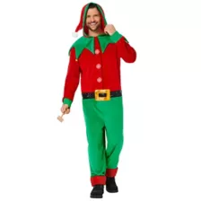 Adult Elf Jumpsuit Costume at Spirit Halloween
