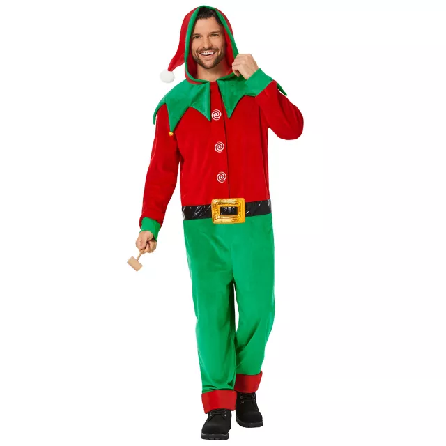 Adult Elf Jumpsuit Costume at Spirit Halloween