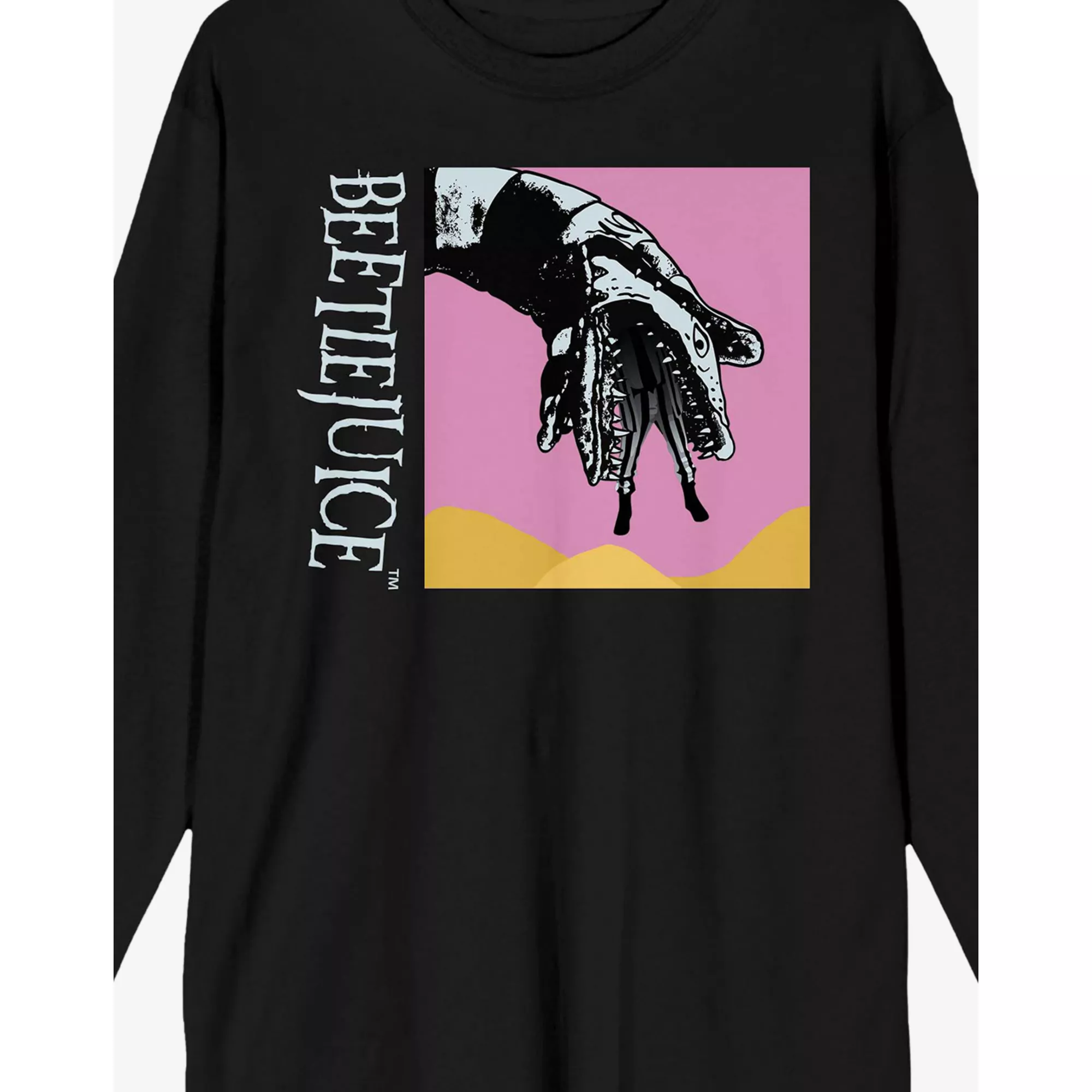 Sandworm Snack Long Sleeve T Shirt - Beetlejuice at Spencer's