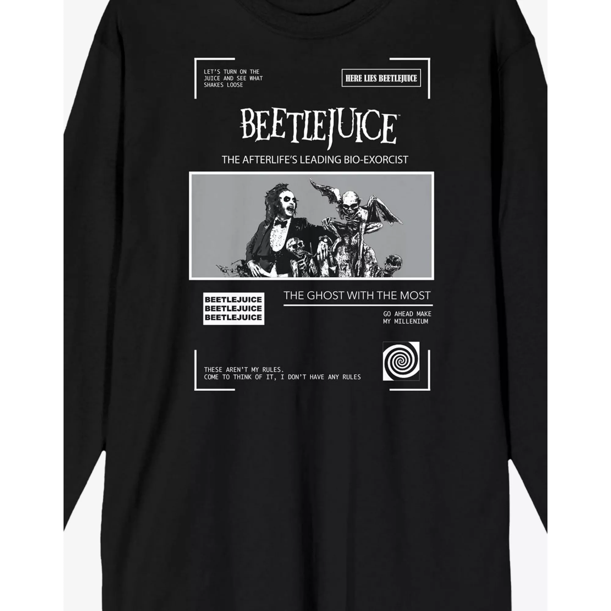 Beetlejuice Long Sleeve T Shirt at Spencer's