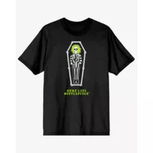 Here Lies Beetlejuice Coffin T Shirt at Spencer's