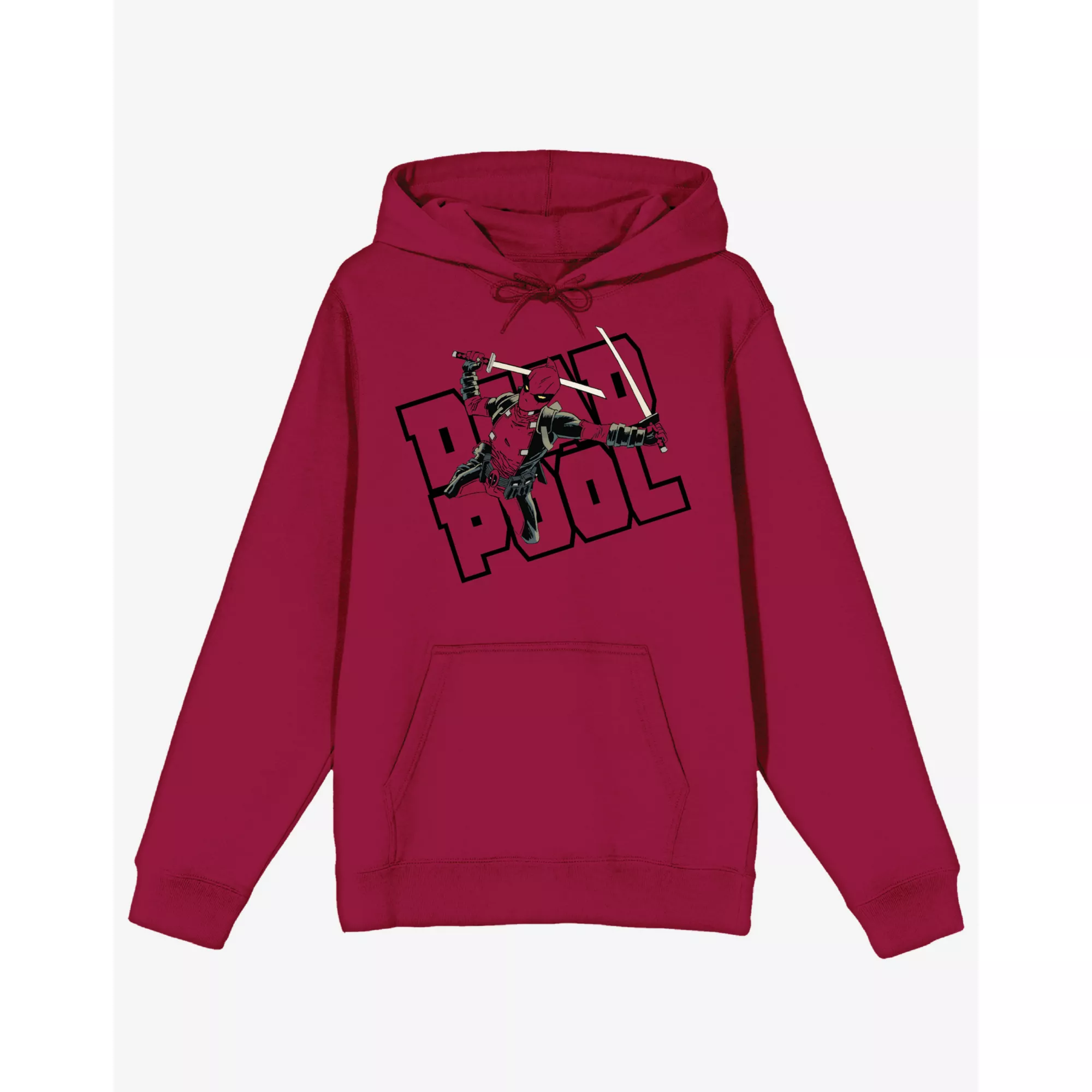 Red Deadpool Katana Hoodie at Spencer's