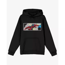 Deadpool Stuck on the Wall Comic Strip Hoodie at Spencer's