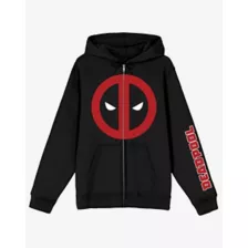 Deadpool Mask Logo Zip Hoodie Spencer s