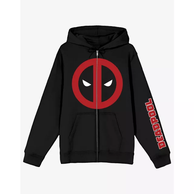 Deadpool Mask Logo Zip Hoodie at Spencer's