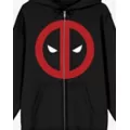 Deadpool Mask Logo Zip Hoodie at Spencer's