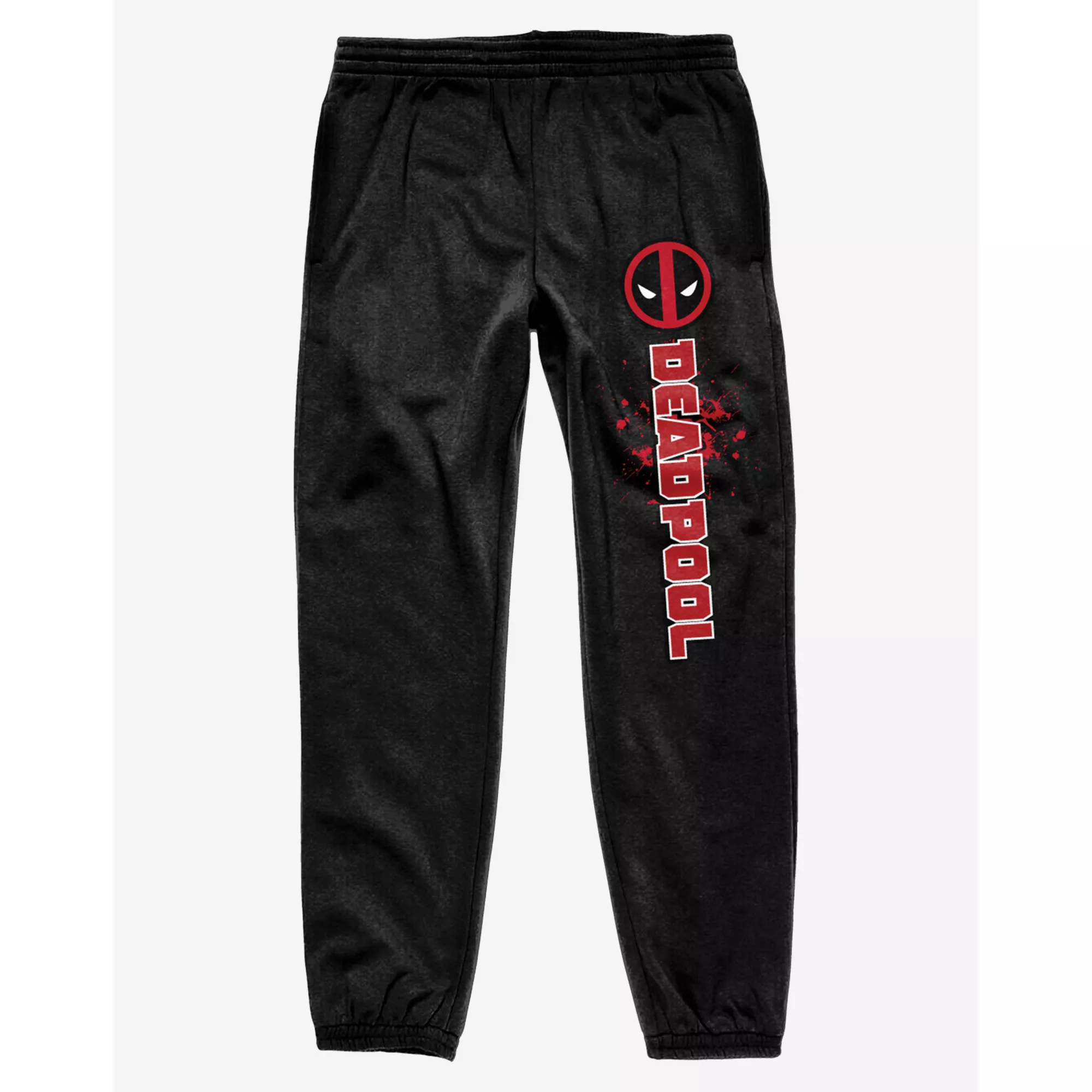 Deadpool Mask Black Lounge Pants - Marvel at Spencer's