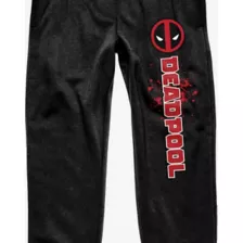 Deadpool Mask Black Lounge Pants - Marvel at Spencer's