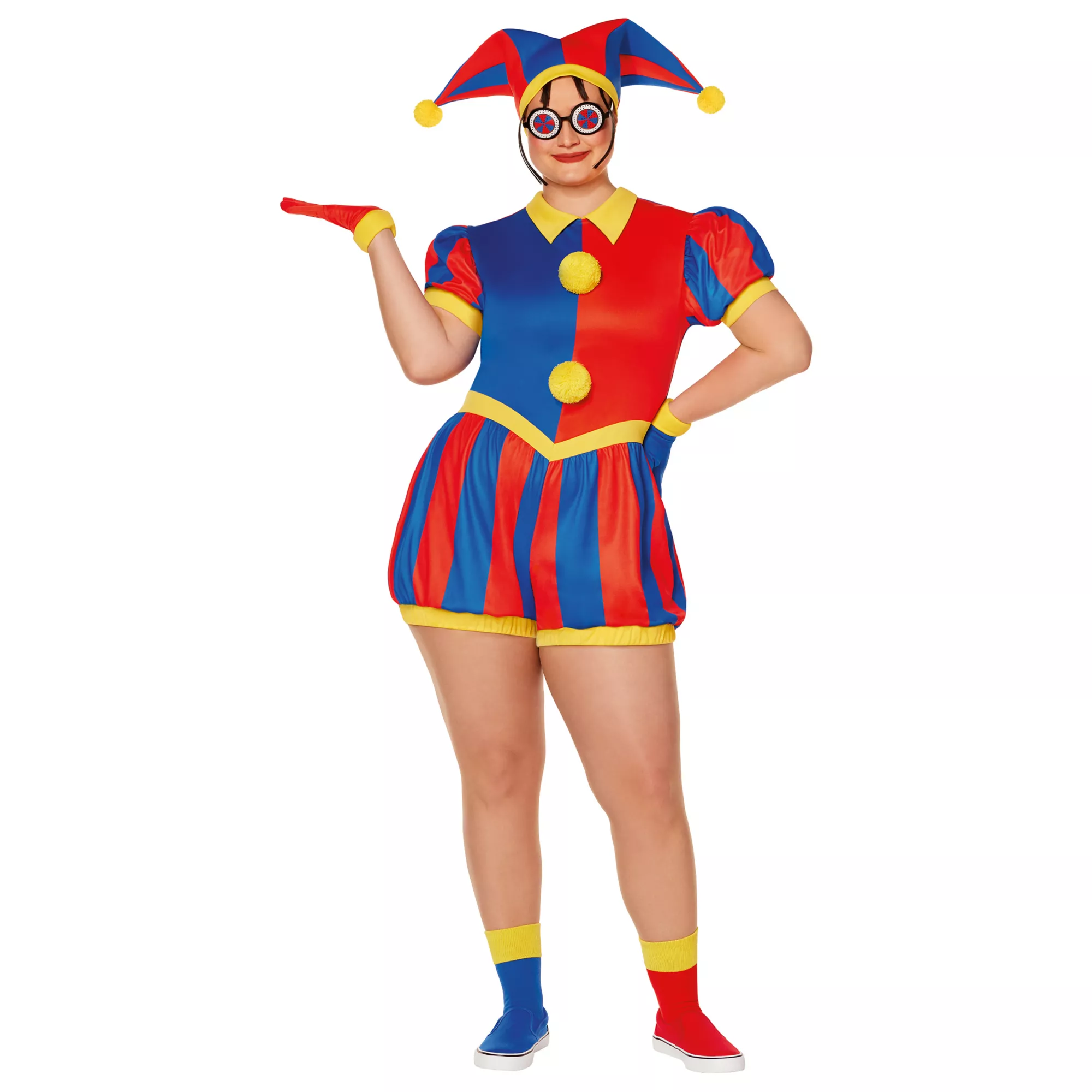Adult Pomni Costume - The Amazing Digital Circus at Spirit Halloween