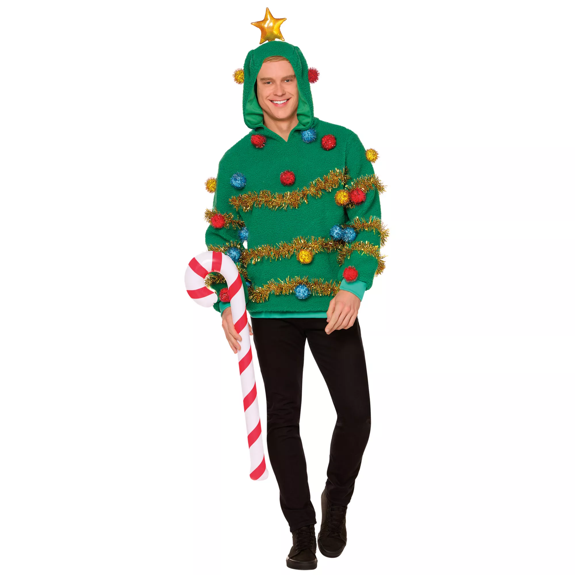 Adult Christmas Tree Hoodie at Spirit Halloween