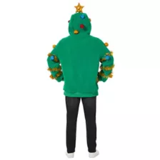 Adult Christmas Tree Hoodie at Spirit Halloween