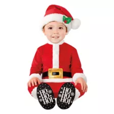 Baby Santa Clause Jumpsuit Costume at Spirit Halloween