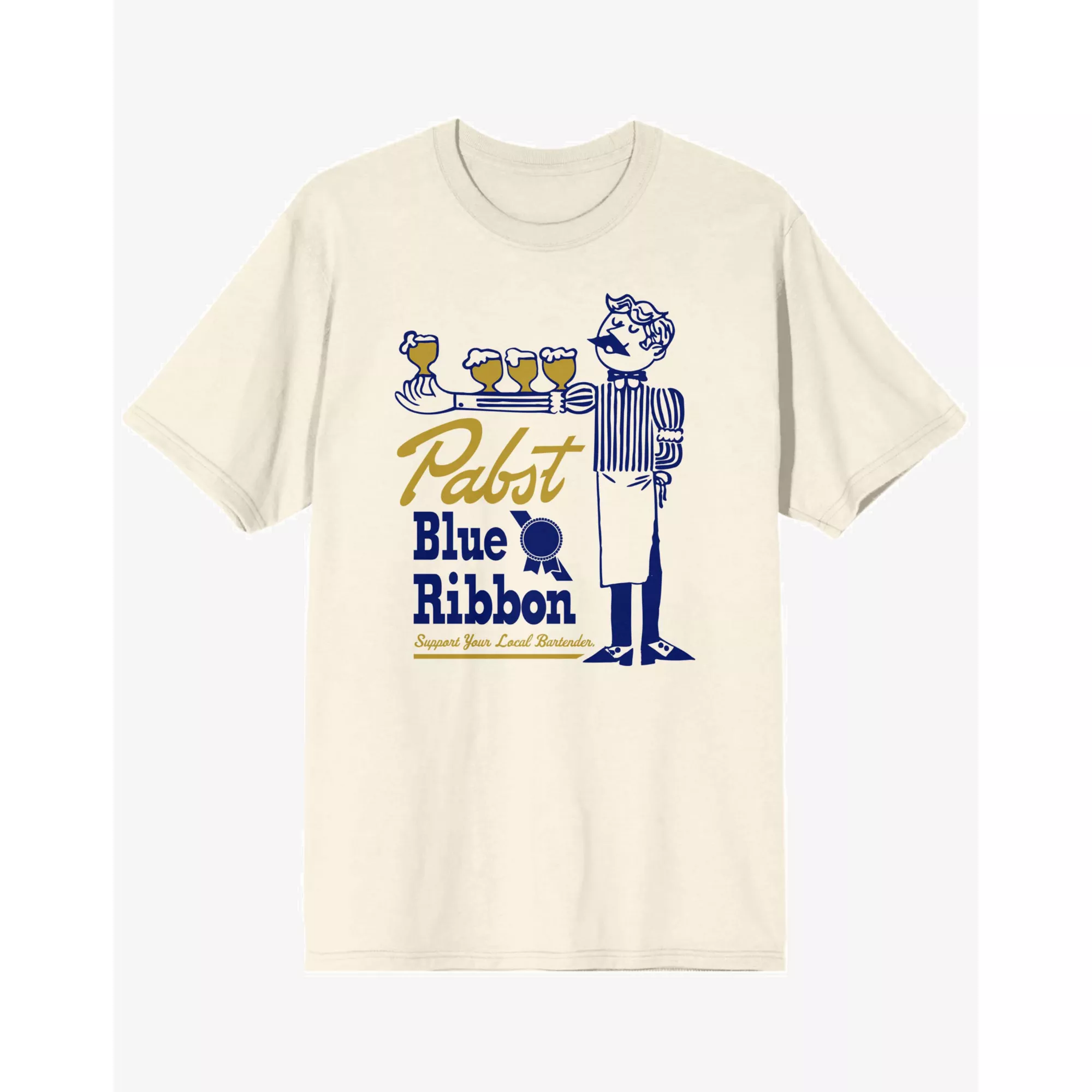 Pabst Blue Ribbon Bartender T Shirt at Spencer's