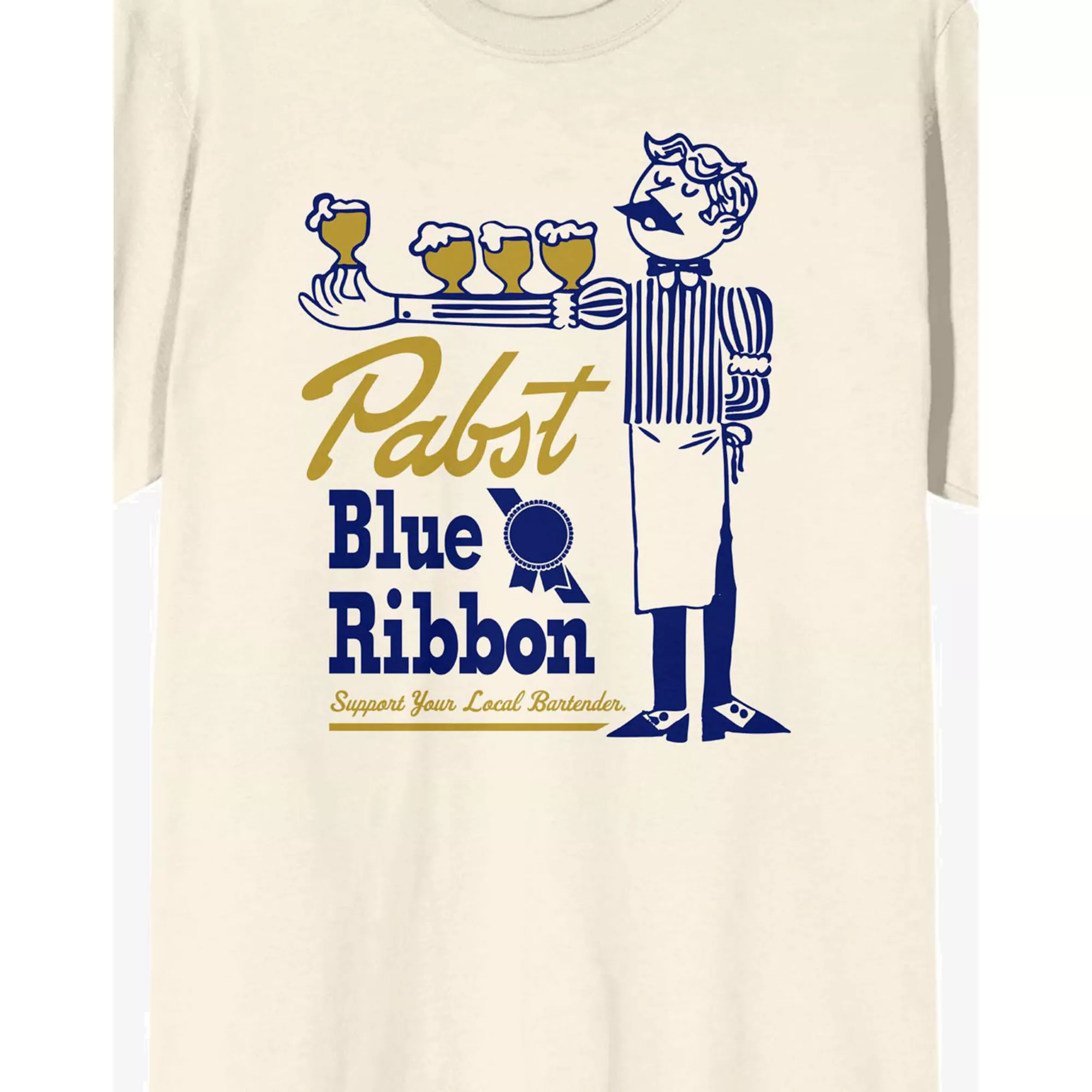 Pabst Blue Ribbon Bartender T Shirt at Spencer's