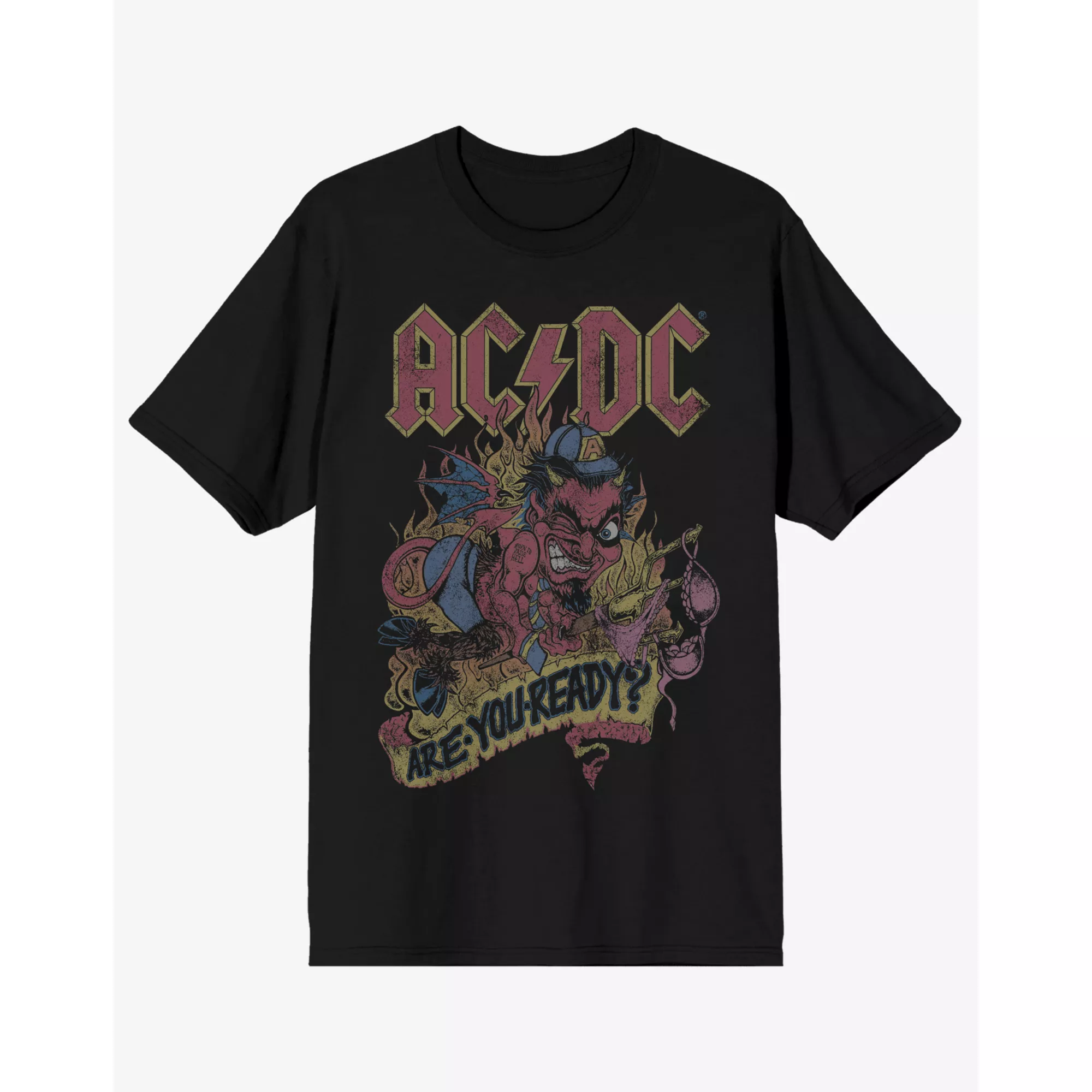 ACDC Are You Ready T Shirt at Spencer's