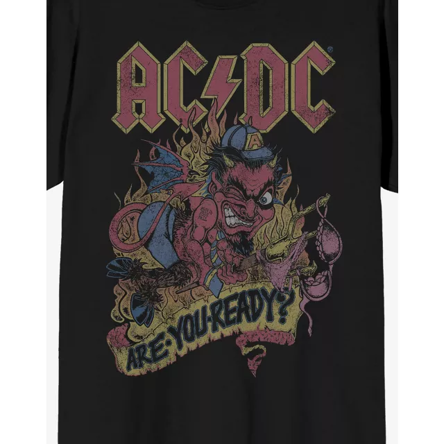 Are You Ready T Shirt - ACDC at Spencer's