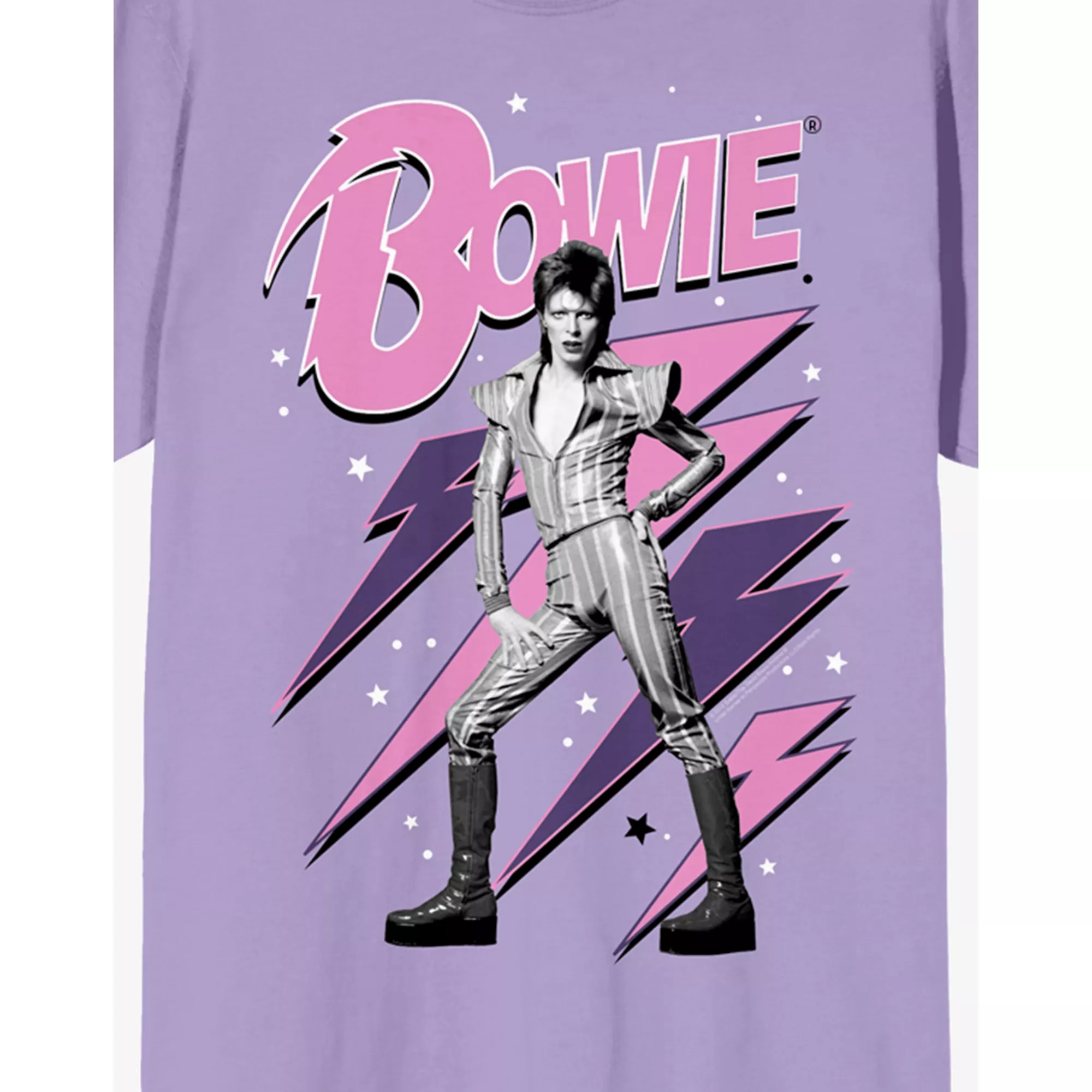 Purple Ziggy Stardust T Shirt - David Bowie at Spencer's