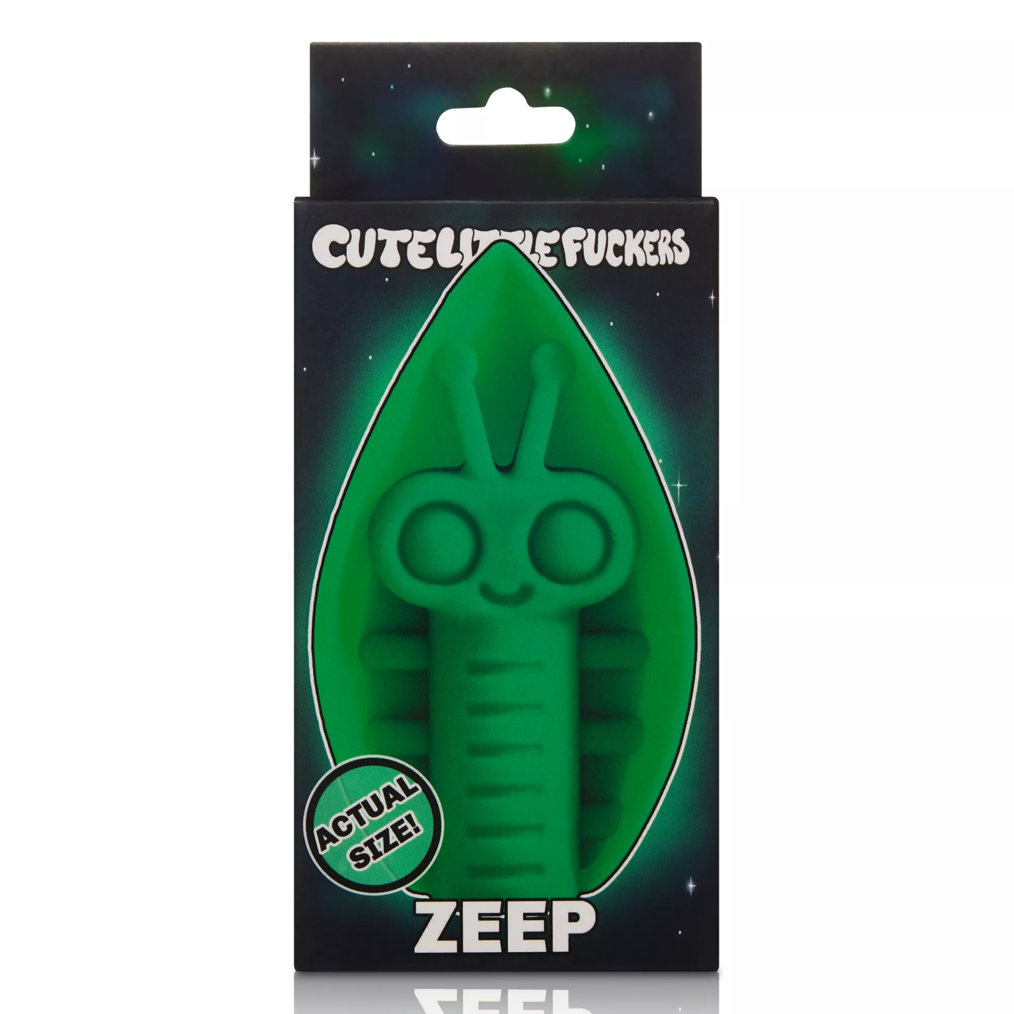 Cute Little Fuckers Emerald Green Zeep Vibrator at Spencer's