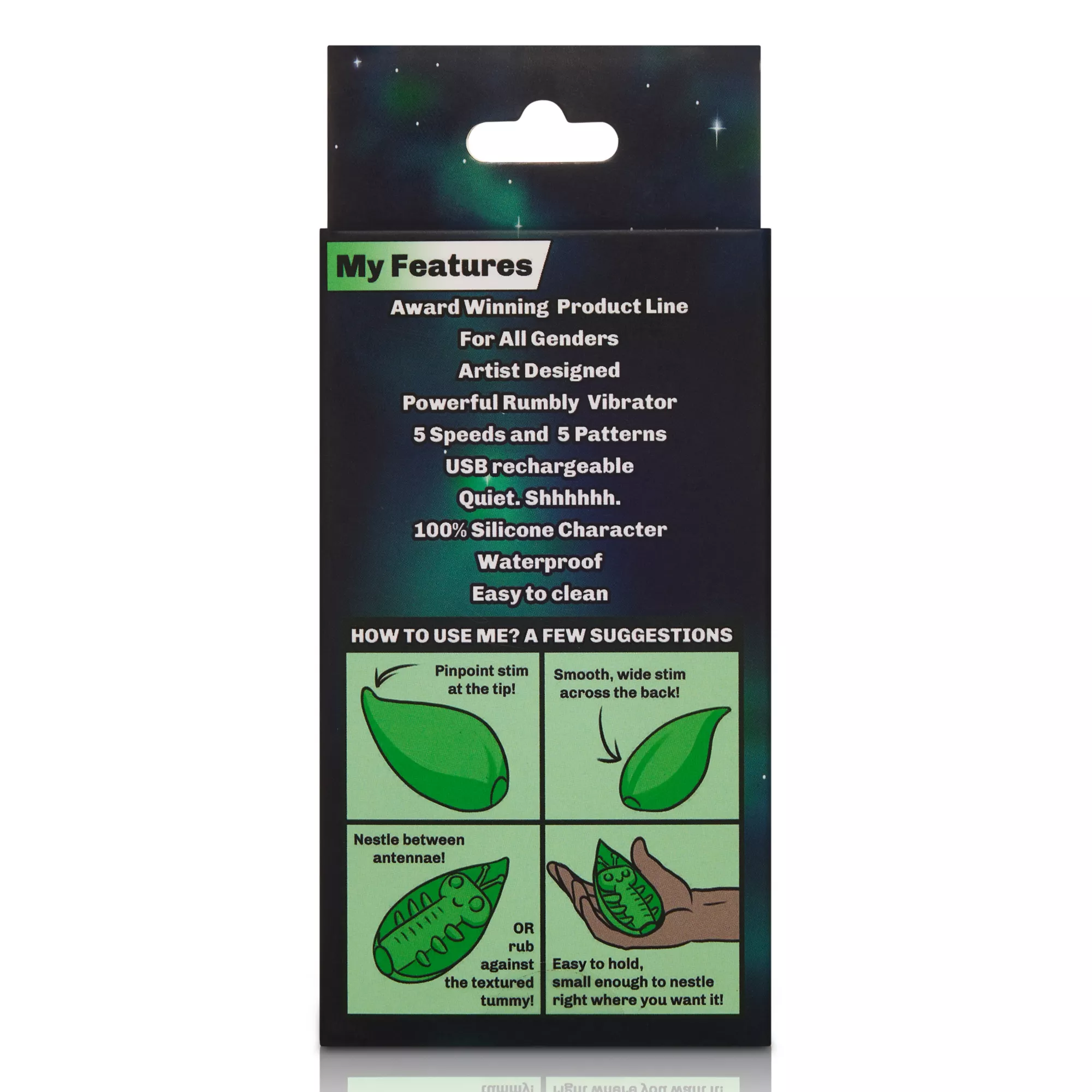 Cute Little Fuckers Emerald Green Zeep Vibrator at Spencer's