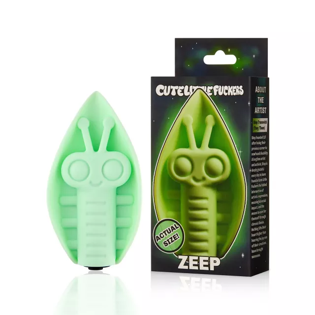 Cute Little Fuckers Mint Green Zeep Vibrator at Spencer's