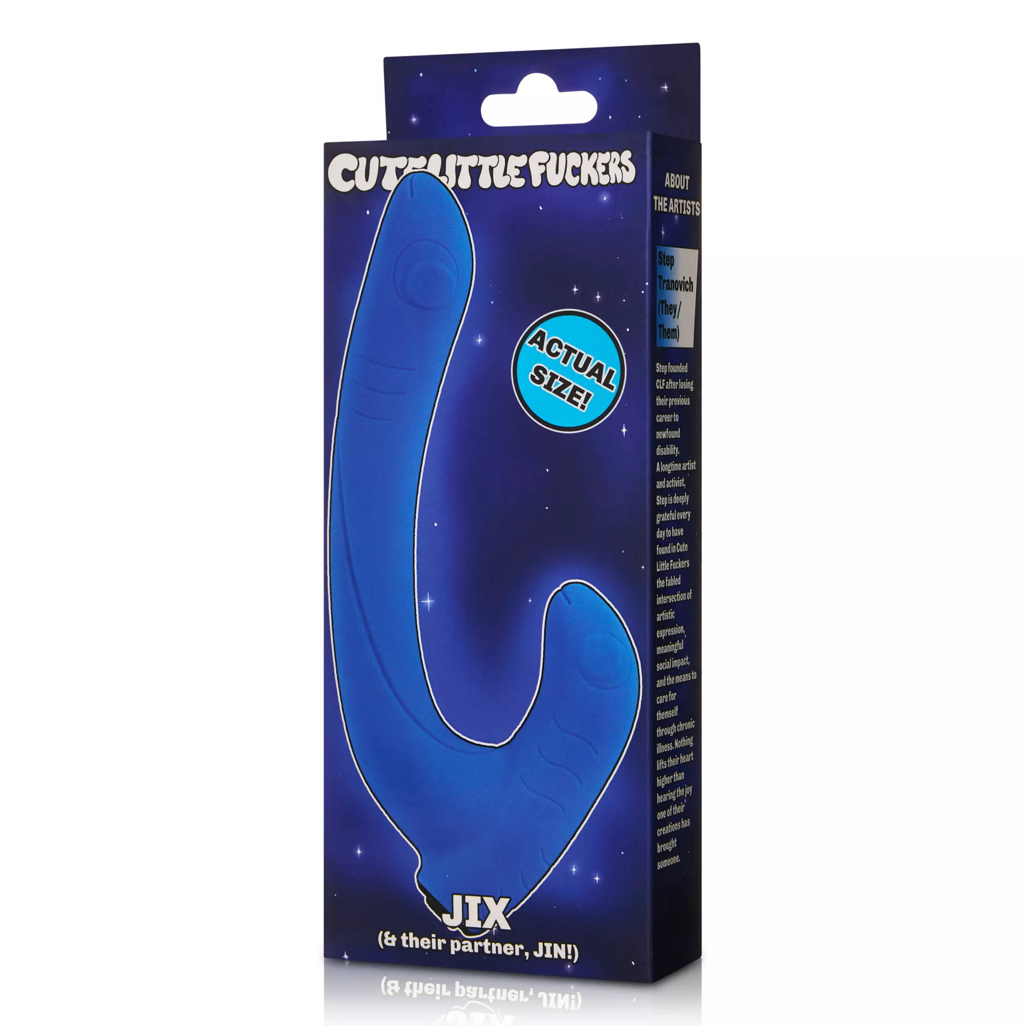 Cute Little Fuckers Blue Jix Rabbit Vibrator at Spencer's