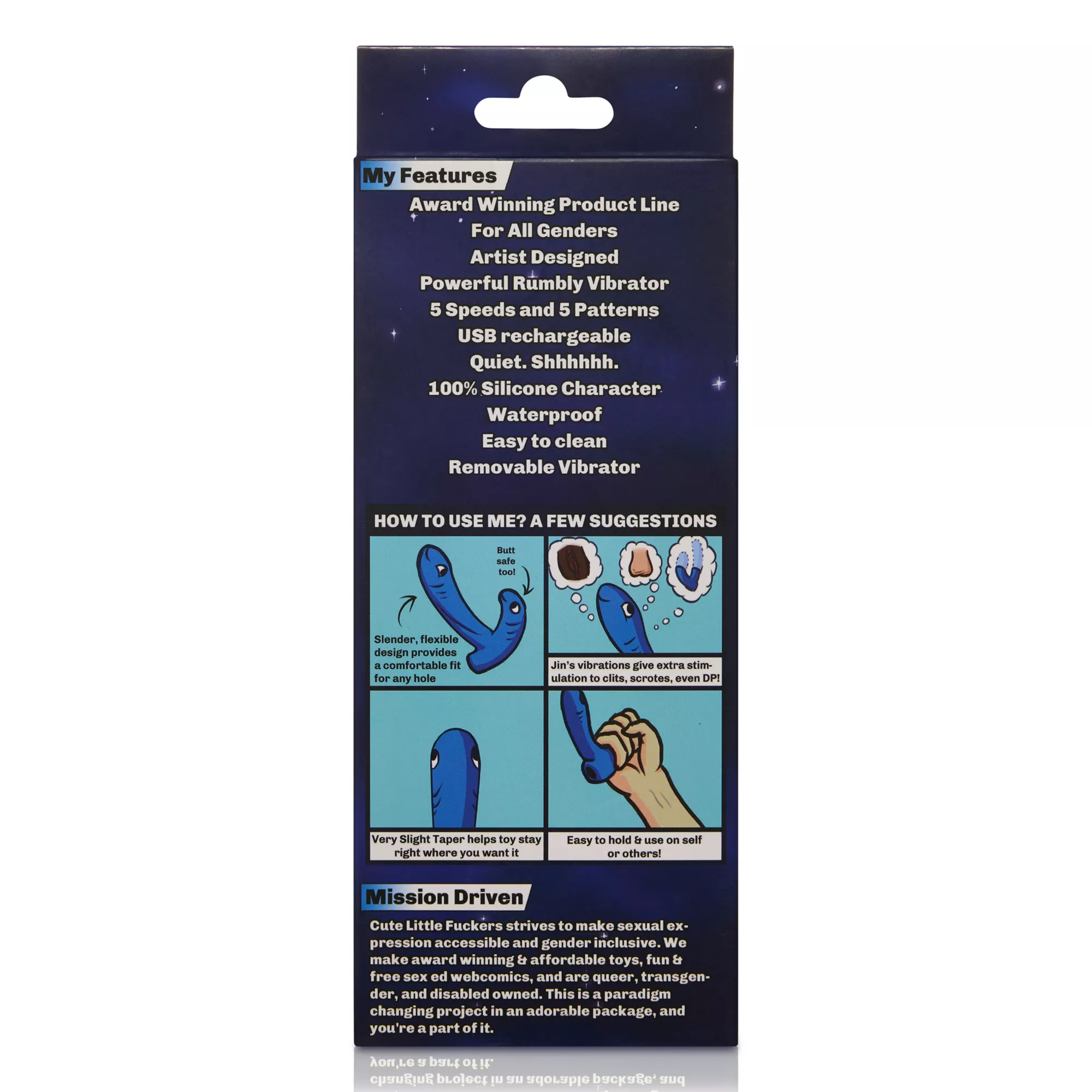 Cute Little Fuckers Blue Jix Rabbit Vibrator at Spencer's