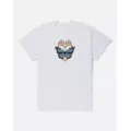 Flaming Butterfly Heart T Shirt at Spencer's