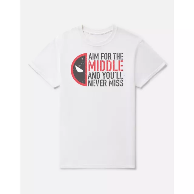 Aim for the Middle T Shirt - Deadpool & Wolverine at Spencer's