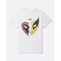 Deadpool and Wolverine Heart T Shirt at Spencer's