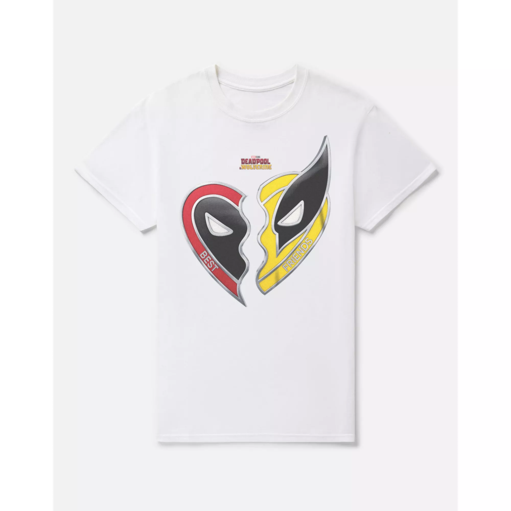 Deadpool and Wolverine Heart T Shirt at Spencer's