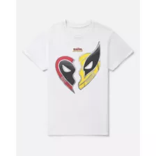 Deadpool and Wolverine Heart T Shirt at Spencer's