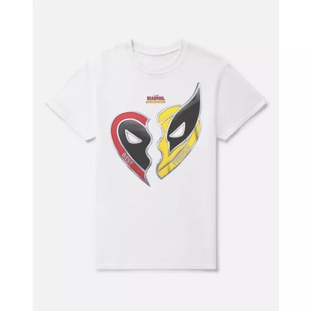 Deadpool and Wolverine Heart T Shirt at Spencer's