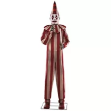 6 Ft 9 In Silent and Deadly Clown Animatronic at Spirit Halloween