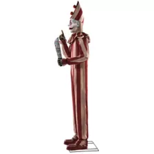 6 Ft 9 In Silent and Deadly Clown Animatronic at Spirit Halloween