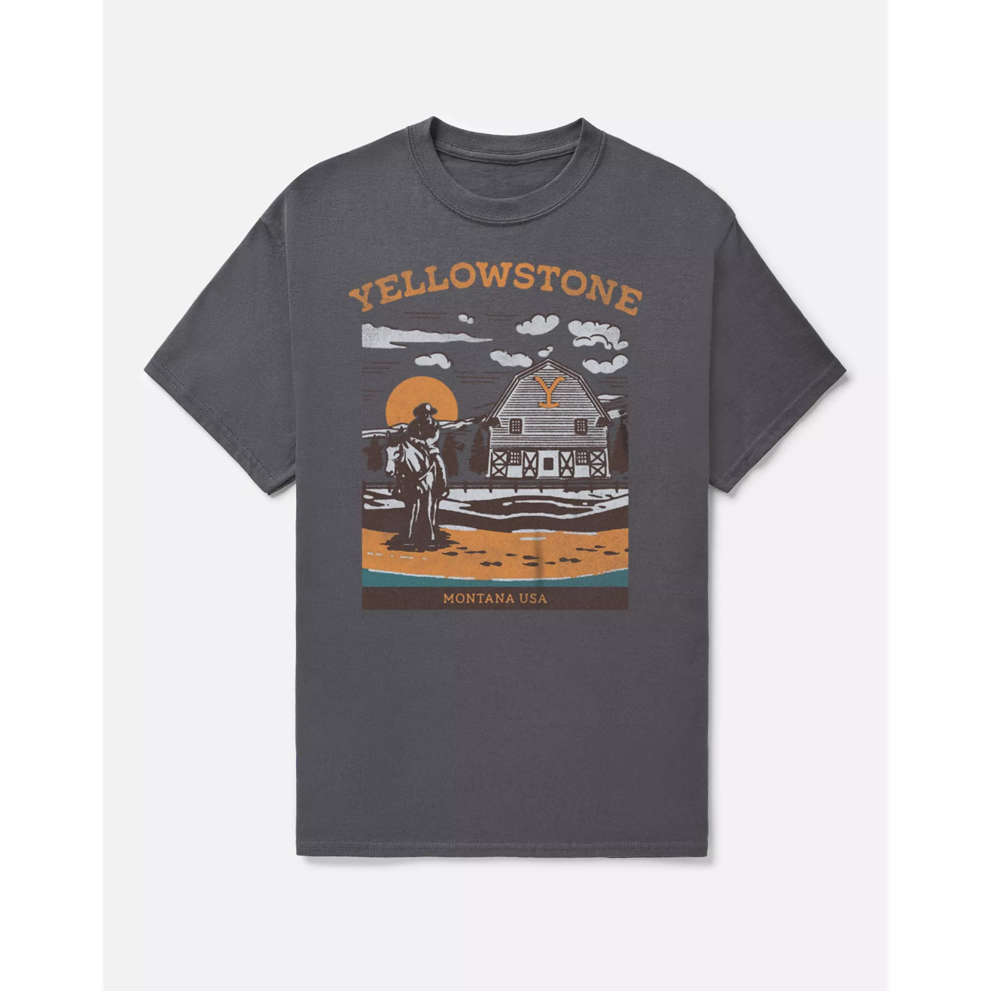 Gray Yellowstone T Shirt at Spencer's