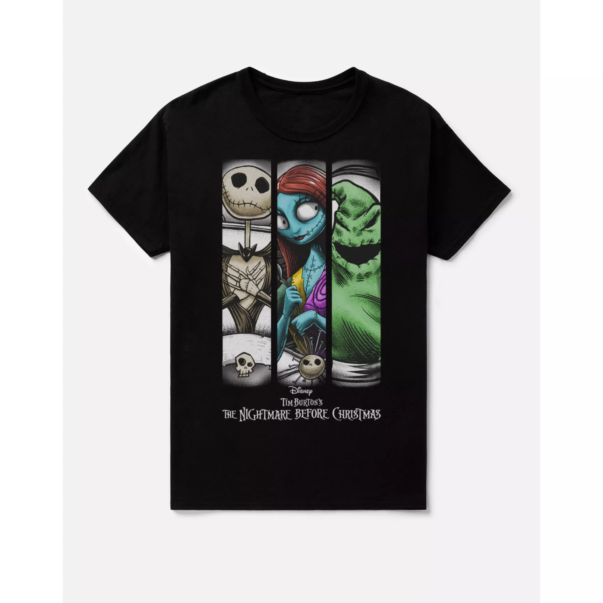 The Nightmare Before Christmas Character Strip T Shirt at Spencer's