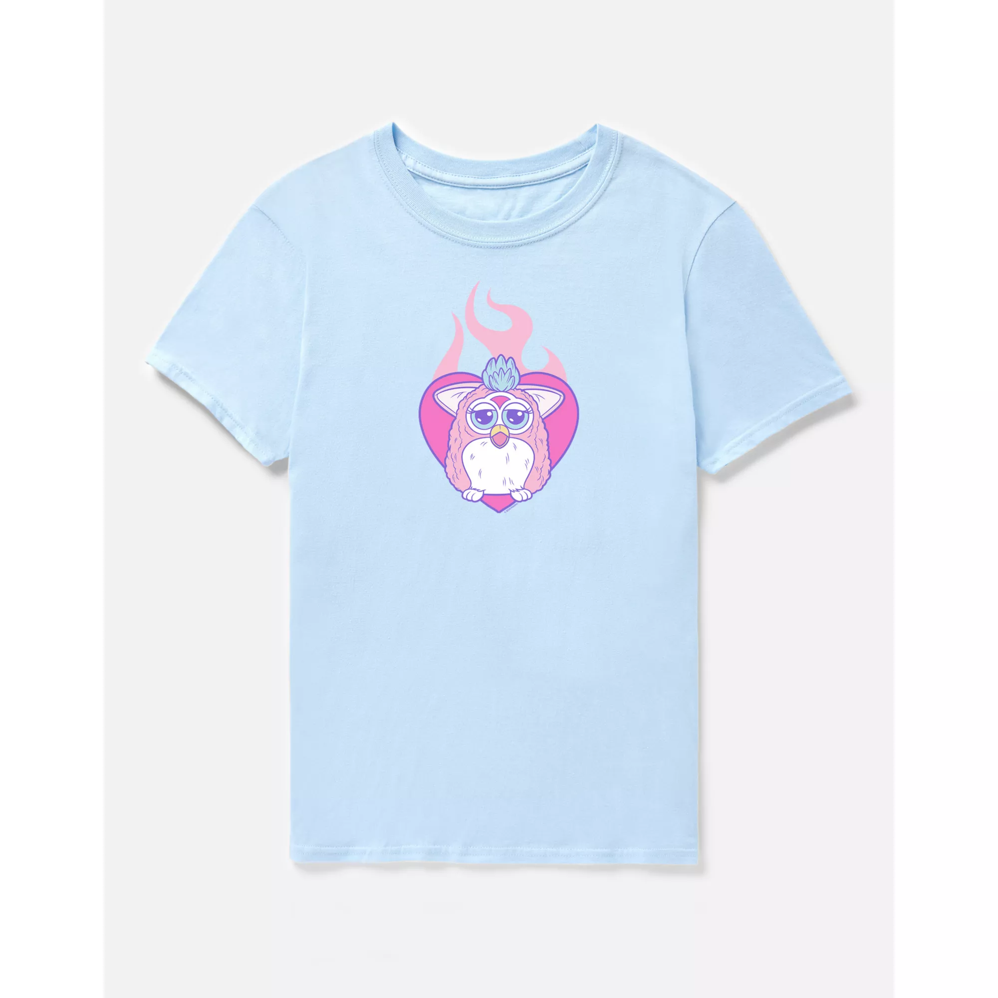 Furby Flaming Heart T Shirt at Spencer's
