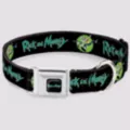 Buckle-Down Rick and Morty Logo Dog Collar at Spencer's